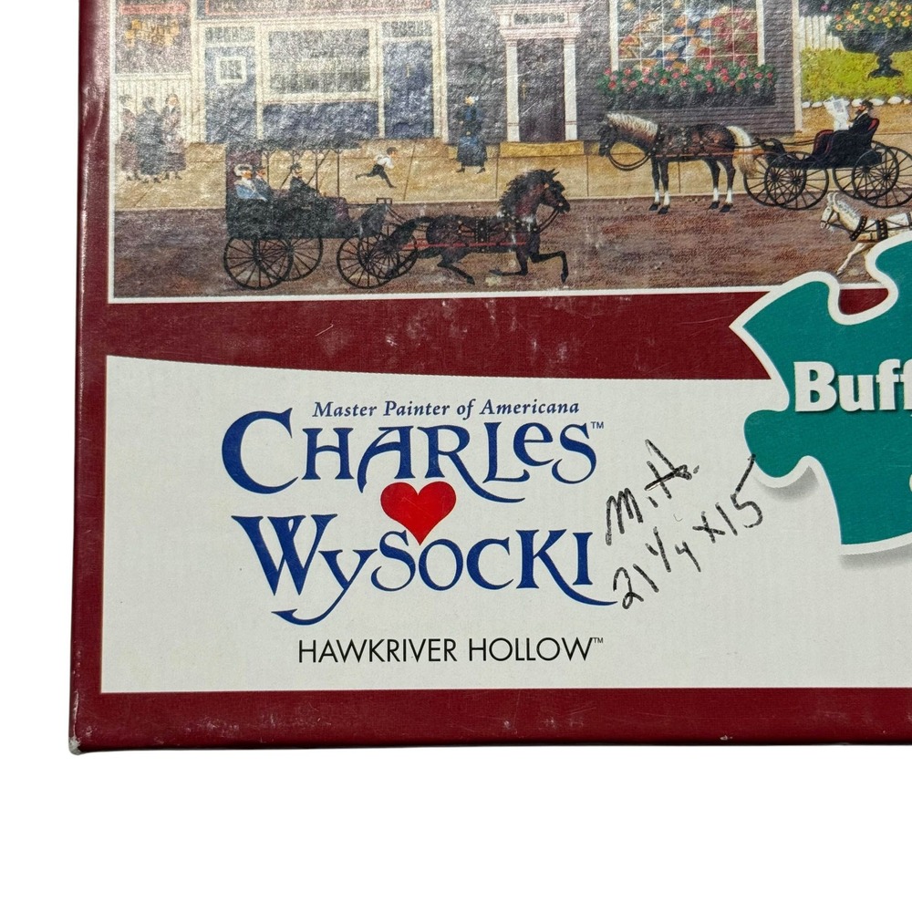 Buffalo Charles Wysocki Hawkriver Hollow 300 Large Piece Puzzle Complete - Picture 4 of 15